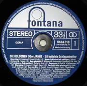LP - Heidi Brühl / Gerhard Wendland / René Kollo a.o. - Die Goldenen 50er Jahre - 28 Beliebte Schlagertreffer