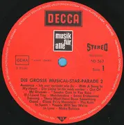 LP - Various - Die Große Musical-Star-Parade 2