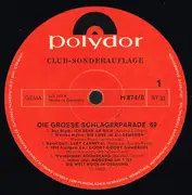 LP - Roy Black, Wencke Myhre, Karel Gott a.o. - Die Grosse Schlagerparade '69