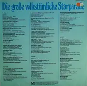 Double LP - Tony Marshall, Vico Torriani, Hellberg-Duo a.o. - Die Große Volkstümliche Starparade - gatefold