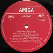 LP - Gerd Christian, Aniko a.o. - Die Großen Erfolge '81 - dark red