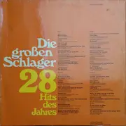 Double LP - Gunter Gabriel, Udo Jürgens, Frank Zander a.o. - Die Großen Schlager (28 Hits Des Jahres)