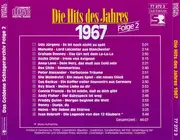 CD - Udo Jürgens, Manuela a.o - Die Hits Des Jahres 1967 Folge 2