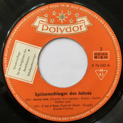 Bert Kaempfert Und Sein Orchester a,o - Die Schönsten Schlager Der Letzten 50 Jahre - Serie III, Platte 3