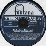 LP - Das Tanzorchester Béla Sanders / Lawrence Winters / Peter Kreuder a.o - Die Senioren Diskothek 6