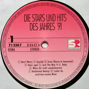 Double LP - Diether Krebs, Kim Appleby, a.o. - Die Stars Und Hits Des Jahres '91