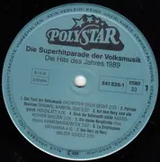 LP - Various - Die Super-Hitparade Der Volksmusik - Die Hits Des Jahres 1989