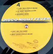LP - Phyllis Nelson, Alisha, Milva, a.o. - Disco Night Fever - OBI + Insert