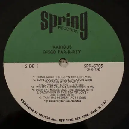 Lyn Collins, Mandrill, Barry White - Disco Par-r-r-ty