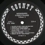 LP - Various - Don't You Remember The Time: Traditional Fiddle Music Of Mississippi Vol. 2 - Mono