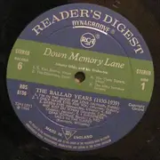 LP - McHugh / Fields / Warren / Dubin a.o. - Down Memory Lane 6 - 1930-1939 The Ballad Years/The Swing Years