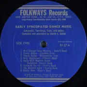 LP - Sousa's Band, Zonophone Concert Band, a.o. - Early Syncopated Dance Music: Cakewalks, Two-Steps And Glides - Mono, Booklet Incl.