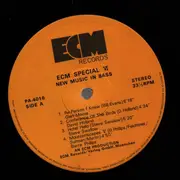 LP - Various - ECM Special VI / New Music In Bass - Obi, Insert