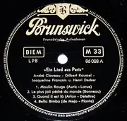 10'' - Various - Ein Lied Aus Paris
