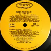Double LP - Fred Astaire / Bing Crosby / Al Jolson / Fats Waller / a.o. - Encores From The 30's - Volume 1 1930-1935
