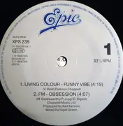 7inch Vinyl Single - Living Colour, FM, Bad English, Alice Cooper - Epic And Raw Present A Free 4-Track EP