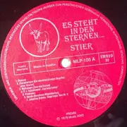 LP - Peter Orthofer / Brahms / Tschaikovsky / Lehar - Es Steht In Den Sternen.... So Ist Der Stier
