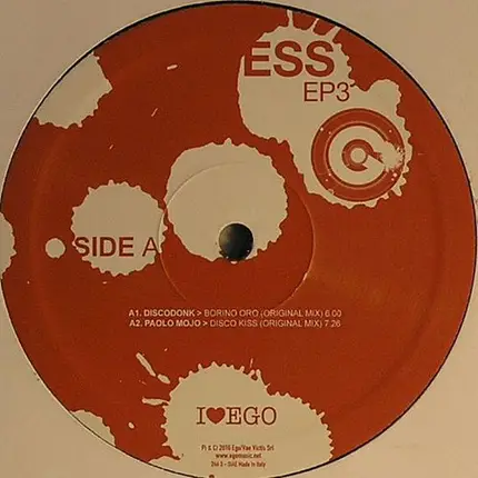 Discodonk, Paolo Mojo, a.o. - Ess EP3