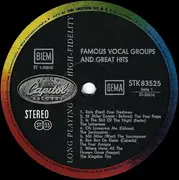 LP - Various - Famous Vocals Groups & Great Hits
