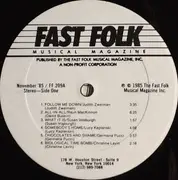 LP - Various - Fast Folk Musical Magazine: November 1985; Vol. 2, No. 9 - Women In Song