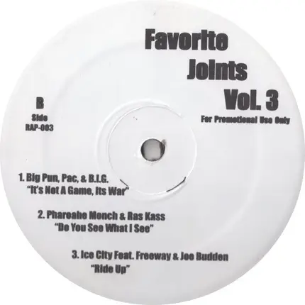 Hip Hop Sampler - Favourite Joints Vol. 3