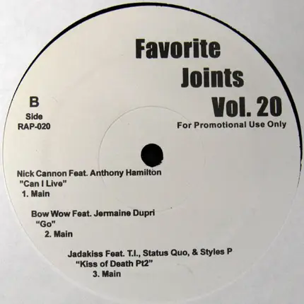 Hip-Hop Sampler - Favorite Joints Vol. 20