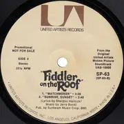 7inch Vinyl Single - Various - Fiddler On The Roof - EP