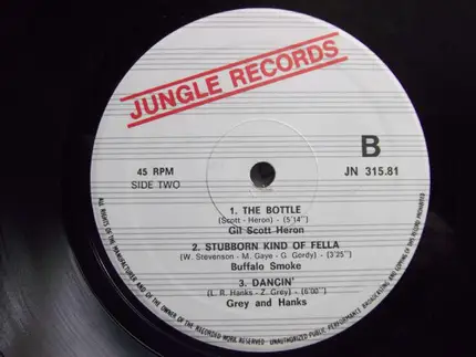 Jungle Records - Float On / Soul Cha Cha