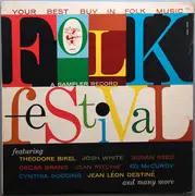 LP - Cynthia Gooding,Susan Reed,Los Gitanillos De Cadiz - Folk Festival - Mono