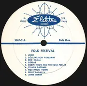 LP - Cynthia Gooding,Susan Reed,Los Gitanillos De Cadiz - Folk Festival - Mono