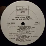 LP - Knuth Berger, German Airforce Music Corps, Rias Motettenchorus a. o. - Folk Music From Around The World Vol. 1 - Still sealed
