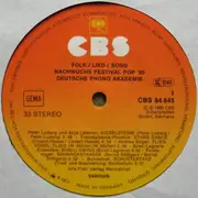 LP - Heinz Rudolf Kunze, Andrea Bögel, Peter Ludwig a.o. - Folk, Lied, Song - Nachwuchs Festival Pop '80 - Deutsche Phono Akademie