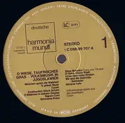 LP - Various - Folklore Aus Jugoslawien / Volksmusikgruppen Aus Mazedonien, Montenegro, Bosnien, Serbien, Herzogowina, Kroatien, Slowenien