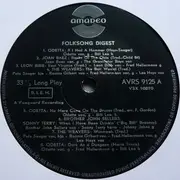 LP - Various - Folksong Digest