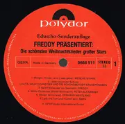 LP - Various - Freddy Präsentiert: Die Schönsten Weihnachts- Lieder Großer Stars