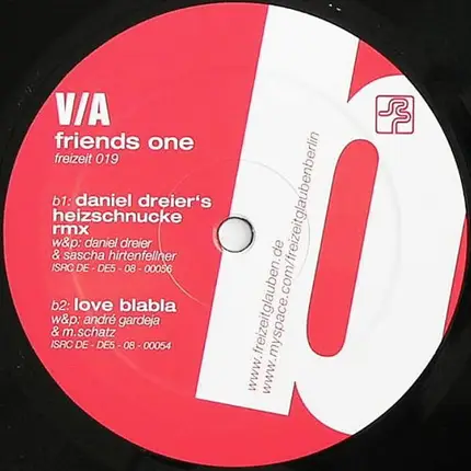 M. Schatz, André Gardeja, Daniel Dreier - Friends One EP