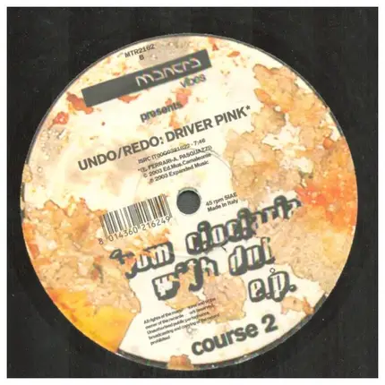 Alex Dolby, Undo/Redo - From Ciociaria With Dub E.P. Course 2