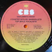 LP - Various - Gentlemen's Choice! Country Hits By Nashville's Top Male Vocalists