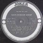 LP - Albert Ammons, Meade Lux Lewis u.a. - Giants Of Boogie Woogie
