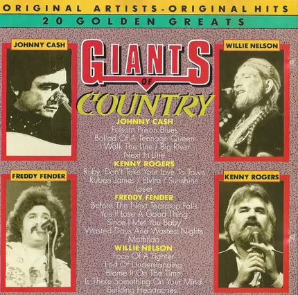 Johnny Cash / Willie Nelson / Kenny Rogers a.o. - Giants Of Country