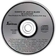CD - B.B. King / Pat Metheny / The Dave Brubeck Quartet / a.o. - Giants Of Jazz & Blues In Concert