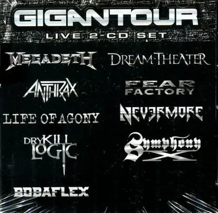 Bobaflex, Dream Theater, Megadeath - Gigantour