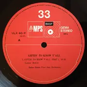 LP - Various - Gittin' To Know Y'All