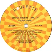 LP - Golden Goodies - Vol. 19 - Golden Goodies - Vol. 19