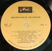LP - Various - Golden Hits Of The Forties