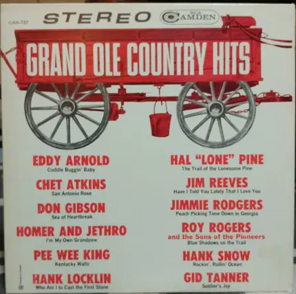 Don Gibson,Hank Snow a.o. - Grand Ole Country Hits