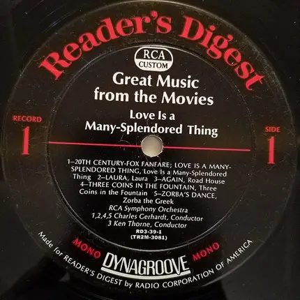 Soundtrack - Great Music From The Movies