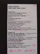 LP - Various - Great Movies: They Went That-A-Way
