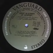 LP - John Lee Hooker, Lightnin' Hopkins & others - Great Bluesmen Newport - OBI strip