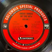 LP - Jerry Vale, Patti Page, Buddy Greco a.o. - Great Songs Of The 60's Volume 1 - Limited Edition